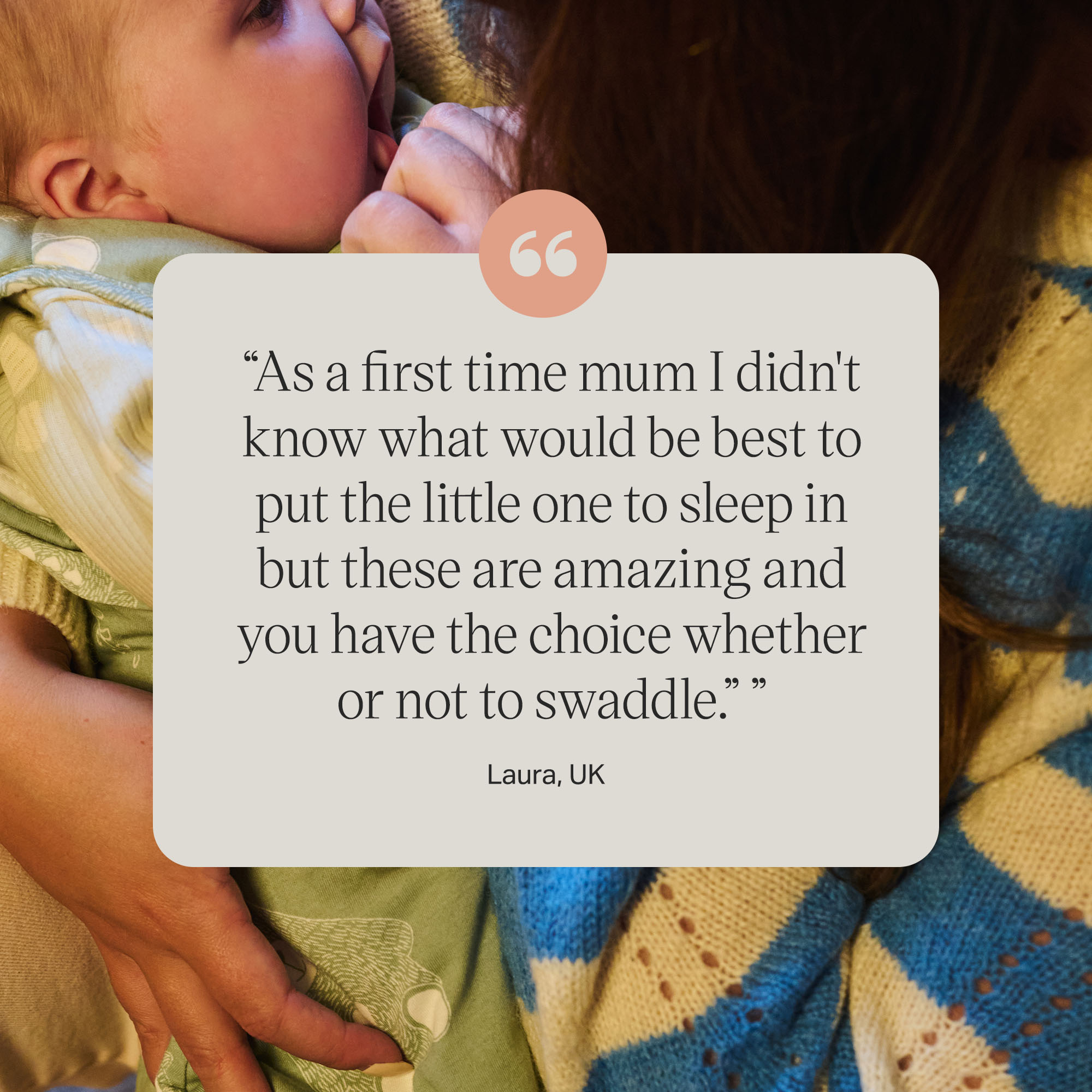 SWADDLEBAG 0-3M 1.0T SKY GREY MARL - Image 5