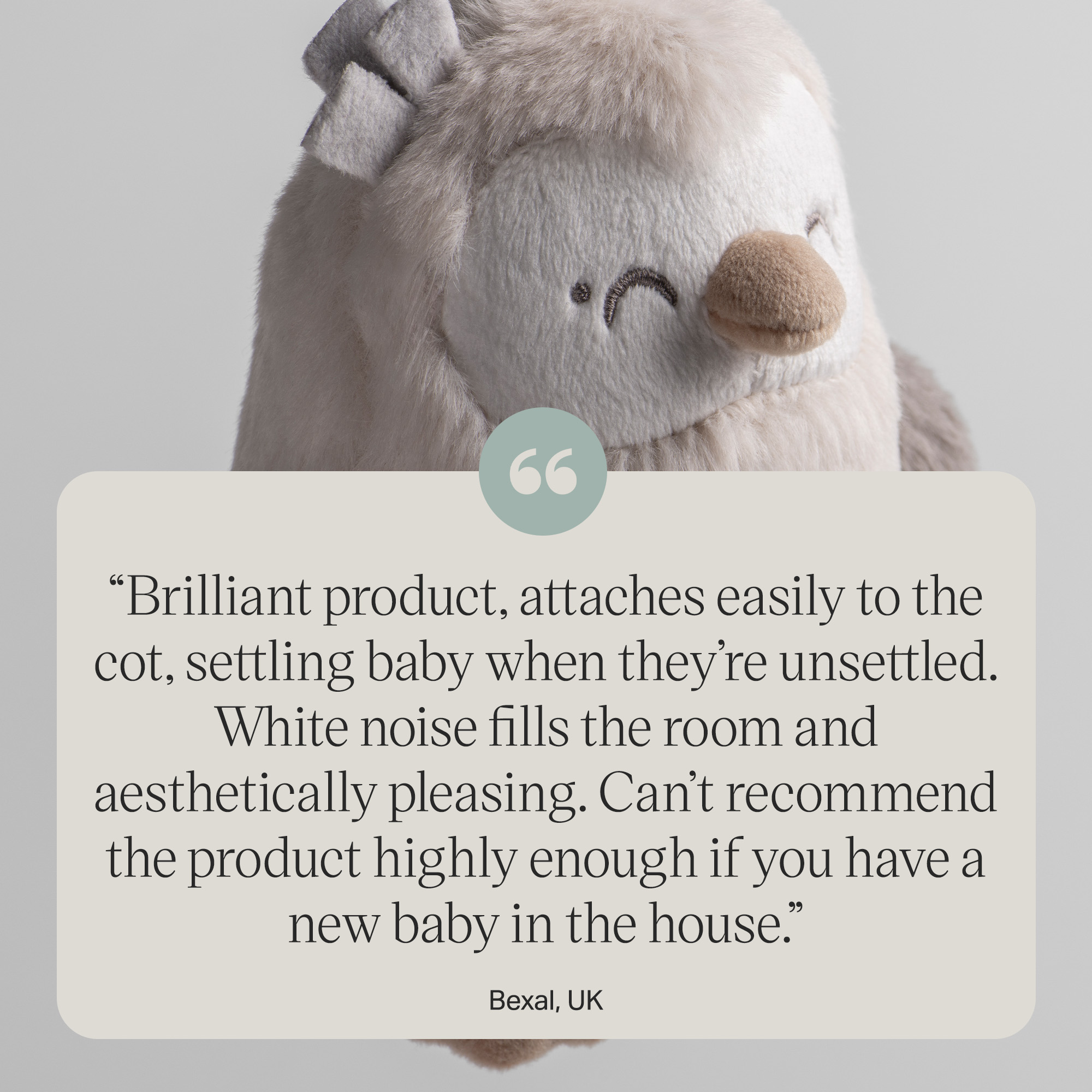 MINI TRAVEL SLEEP AID - OLLIE THE OWL - Image 3